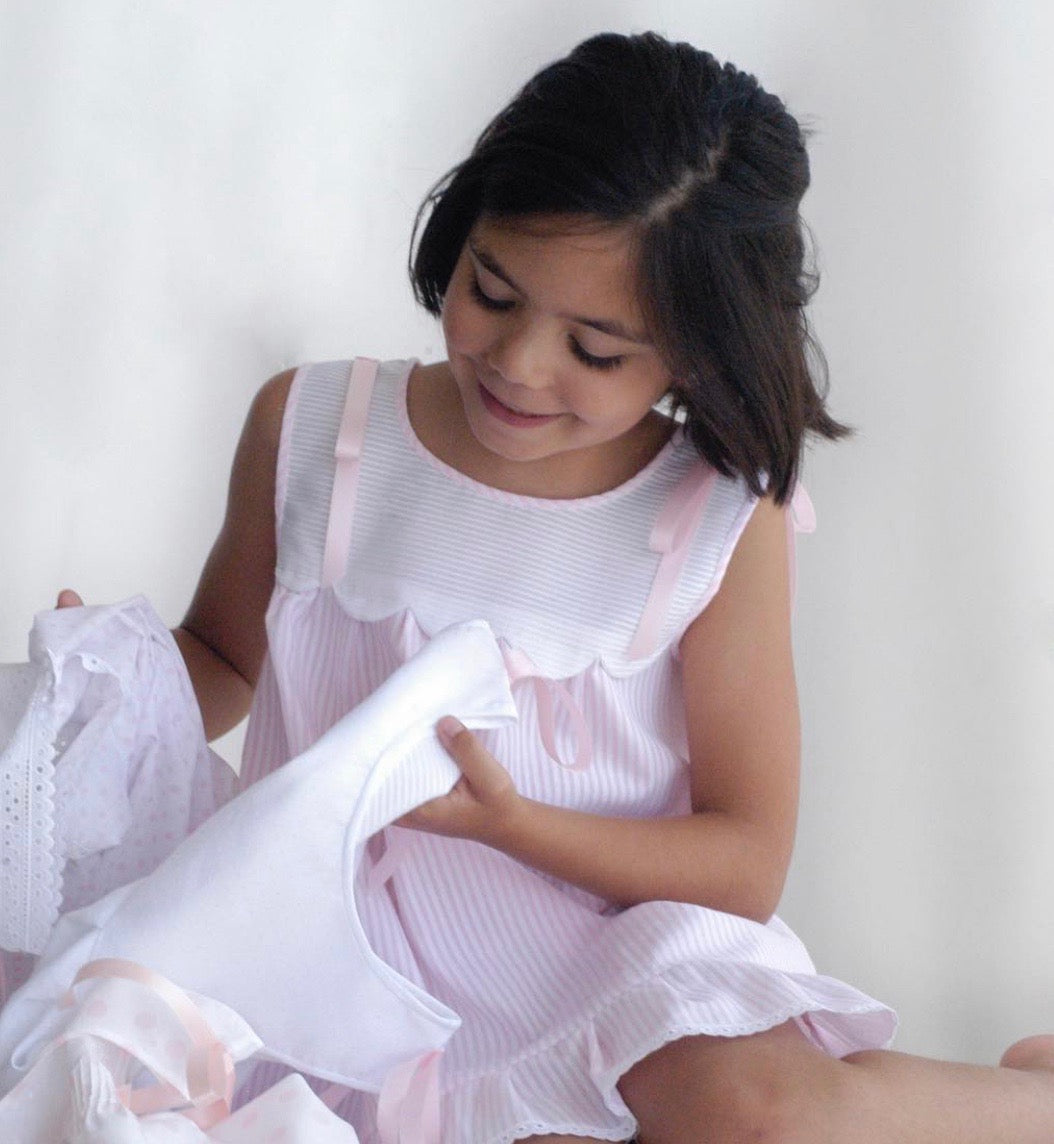 Camisón infantil Ondas con Jaretas